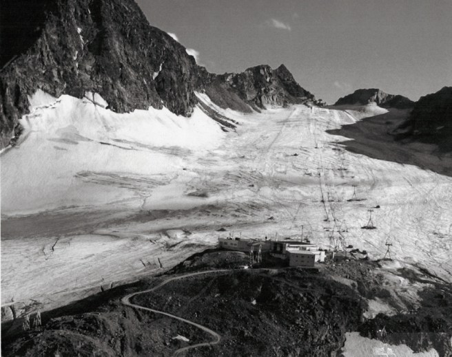 Die Skipiste am Schaufelferner Gletscher. Hier lag Duncans Leiche im Eis begraben.